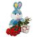 My bunny!. Great combination of cuddle toy, sweet chocolates and magnificent flowers!. India